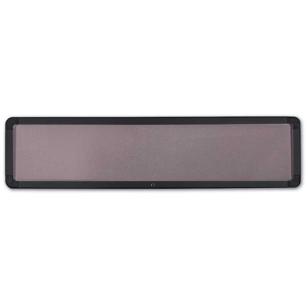 Corkboard, Fabric, Blk/Burg, 2 Door, 48x48"